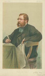 विलियम हेनरी वाडिंगटन, कांग्रेस में फ्रांस, 28 सितंबर 1878, वैनिटी फेयर कार्टून द्वारा Theobald Chartran