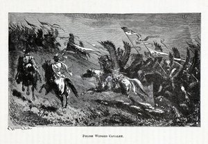 पोलिश विंग्ड कैवेलरी, 1882 द्वारा थियोडोर केन्सिंग