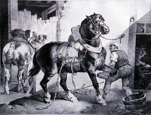 फोर्ज (लिथो) द्वारा थियोडोर (बाद में) गेरिकौल्ट