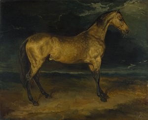 एक घोड़ा बिजली से डर गया, सीए 1814 द्वारा थियोडोर गेरिकौल्ट