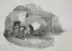 सिल्ट से गाड़ी का घोड़ा निकलता है। द्वारा थियोडोर गेरिकौल्ट