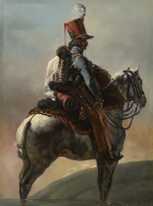 "ट्रम्पोटर ऑफ द हसर", c.1815 -27 के बाद अध्ययन करें द्वारा थियोडोर गेरिकौल्ट
