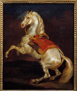 तामेरलान घोड़ा। थियोडोर गेरिकॉल्ट द्वारा पेंटिंग (1791-1824) द्वारा थियोडोर गेरिकौल्ट