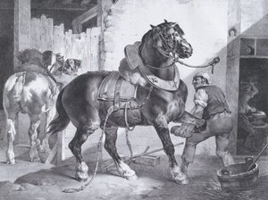 फ्रांसीसी लोहार, 1822। द्वारा थियोडोर गेरिकौल्ट