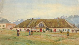 ओल्ड रशियन ट्रेडिंग पोस्ट, सीताका, सीए। 1880-1914।