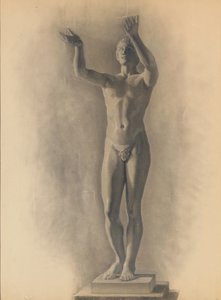 पुरुष चित्र का अध्ययन, 1875