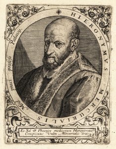 Girolamo Mercuriale, इतालवी भाषाविद्; द्वारा थियोडोर डी ब्राय