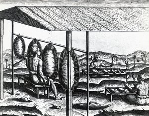 जावानीज़ संगीत वाद्ययंत्र, थियोडोर डी ब्राय द्वारा (1528-1598), उत्कीर्णन द्वारा थियोडोर डी ब्राय