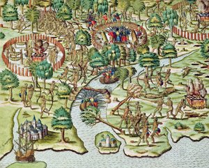 सीज़िंग एंड अटैकिंग के तरीके, &39;यूएसए टर्टिया पारस ...&39; से, 1592 द्वारा थियोडोर डी ब्राय