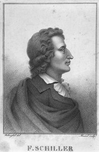 फ्रेडरिक शिलर (1759-1805) मासोल द्वारा उत्कीर्ण (d.1831) (उत्कीर्णन) (बी फोटो)