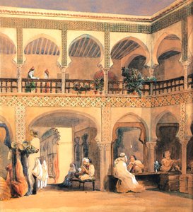 बाजार ओर्लियंस, 1840 के दशक में। द्वारा थियोडोर चेसियारौ