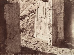 पट्टाहमोस का मकबरा, सक्कारा मेम्फिस, 1859। द्वारा थियोडुले देवरिया