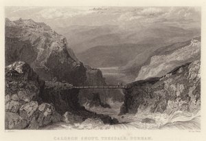 Caldron थूथन, Teesdale, डरहम (उत्कीर्णन) द्वारा थॉमस (बाद) अलोम