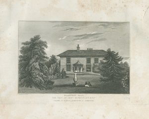 चेकली - बेउहर्स्ट हॉल: उत्कीर्णन, एनडी [सी 1820-1830] (प्रिंट) द्वारा थॉमस (बाद) अंडरवुड