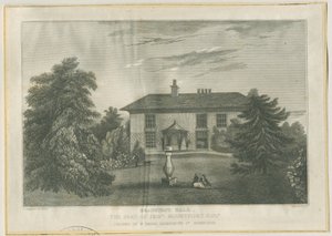 चेकली - बेउहर्स्ट हॉल: उत्कीर्णन, एनडी [सी 1820-1830] (प्रिंट) द्वारा थॉमस (बाद) अंडरवुड