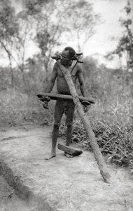 Niam Niam lunatic, Mongalla to Terrakekka, Sudan, 1925 1927