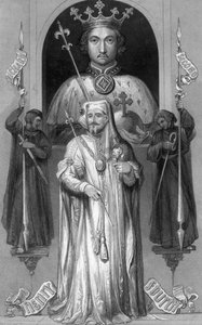 रिचर्ड द्वितीय और हेनरी IV, इंग्लैंड के राजा।