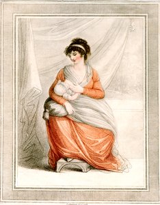 महिला स्तनपान, c1780-1820