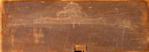 ओहियो स्टेट कैपिटल डिजाइन के लिए स्केच, सी। 1838. द्वारा थॉमस कोल