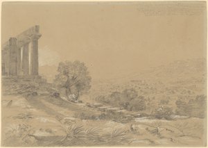 जूनो का मंदिर, एग्रीजेंटो द्वारा थॉमस कोल