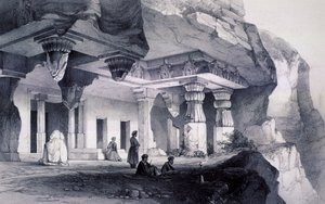 अजुनता सिक, विहार गुफा संख्या सात द्वारा थॉमस कॉलमैन डिबिन