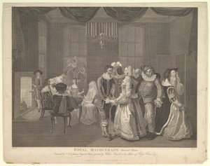 रॉयल बहाना समरसेट हाउस, 21 अक्टूबर, 1805। द्वारा थॉमस कुक