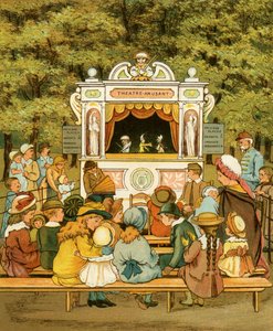 पंच एंड जूडी शो इन द टुइलरीज गार्डन - ले जार्डिन डेस तुइलरीज