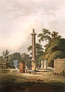 जोसेफ कॉन्सटेंटाइन स्टैडलर (fl.1780-1812) पब द्वारा उकेरा गया एक हिंदू पूजा स्थल। एडवर्ड ओरमे द्वारा (१७७४-सी.१८२०) सी.१८०३ (लिथो) द्वारा थॉमस डेनिएल