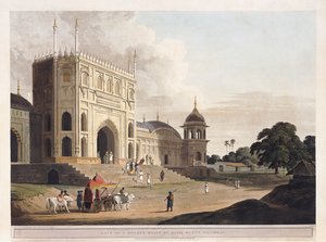 हाफिज रामौत, पिलिबेट द्वारा निर्मित एक मस्जिद का गेट, 1825-1826