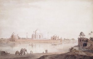 The Taj Mahal, Agra, Uttar Pradesh, 1789 द्वारा थॉमस डेनिएल