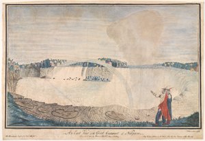  नियाग्रा के महान मोतियाबिंद का एक पूर्वी दृश्य , 1762