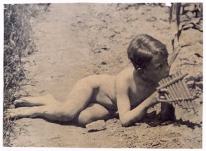 अर्काडिया के लिए बेन क्रॉवेल स्टडी, सी। 1883. द्वारा थॉमस एकिंस