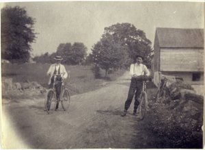 साइकिल पर सैमुअल मरे और बेंजामिन एकिंस, सी। 1895-1899। द्वारा थॉमस एकिंस