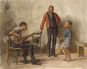 द डांसिंग लेसन, 1878। द्वारा थॉमस एकिंस