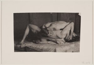 एकिंस स्टूडियो में पहलवान, सी। 1899. द्वारा थॉमस एकिंस