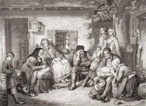 कनाडा के बैकवुड्स में रविवार, अंग्रेजी और स्कॉटिश इतिहास के &39;चित्र&39; खंड II से (13342 देखें) द्वारा थॉमस फ़ेड
