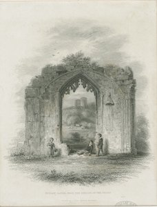 डुडले कैसल - द कीप: एनग्रेविंग (विग्नेंट), एनडी [ 19 प्रतिशत] (प्रिंट) द्वारा थॉमस गार्नर