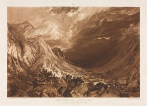 लिबर स्टुडोरियम: बेन आर्थर, स्कॉटलैंड, सी। 1818. द्वारा थॉमस गफ ल्यूप्टन