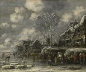 विंटर सीन, 1675