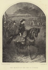 चोबहम के शिविर में महामहिम महारानी विक्टोरिया द्वारा थॉमस हेनरी निकोलसन