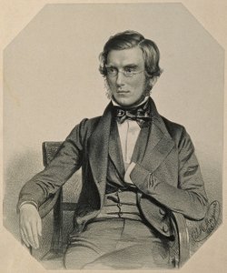 1851 में सर जोसेफ डाल्टन हूकर का चित्रण