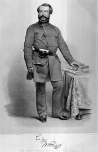 डब्ल्यूएच रसेल का पोर्ट्रेट (1820-1907) क्रीमिया में टाइम्स कॉरेस्पोंडेंट, उनके ऑटोग्राफ के मुख पृष्ठ के साथ, 1855 में प्रकाशित