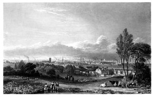 मैनचेस्टर का दृश्य, 1844।