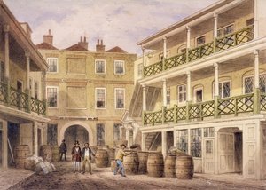 बेल इन, एल्डर्सगेट स्ट्रीट, लंदन, 1857 द्वारा थॉमस होसमर शेफर्ड