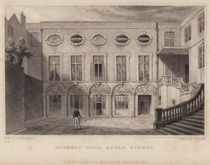 Addle Street में Brewers Hall द्वारा थॉमस होसमर शेफर्ड
