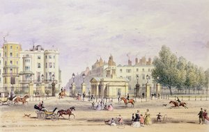 ग्रॉसवेनर गेट और न्यू लॉज, 1851 द्वारा थॉमस होसमर शेफर्ड