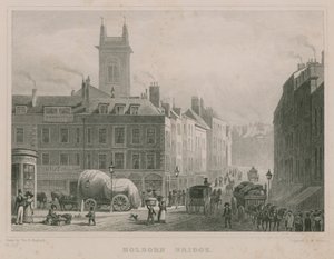 Holborn Bridge, लंदन द्वारा थॉमस होसमर शेफर्ड