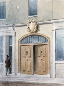कोचमेकर्स हॉल में प्रवेश, 1854 द्वारा थॉमस होसमर शेफर्ड