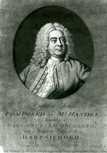 हेन्डेल द्वारा रचित अठारह गीत हेनरी हार्डी (mezzotint उत्कीर्णन) द्वारा हार्पिसिचॉर्ड के साथ वायोलिओसेल्लो ओब्लिगैटो के लिए अनुकूलित किए गए द्वारा थॉमस हडसन
