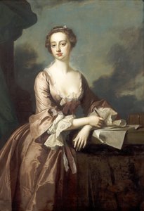 मैरी फिंच, विस्काउंटेस एंडोवर, 1746। द्वारा थॉमस हडसन